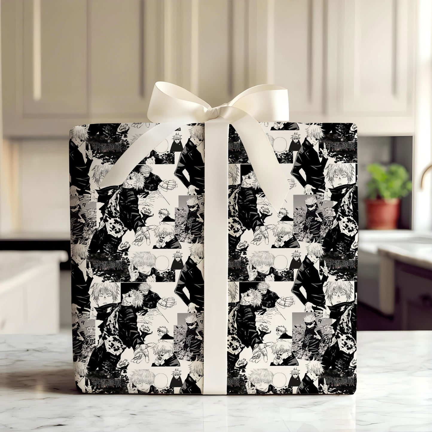 Jujutsu Kaisen Amine Holiday Gift Wrap