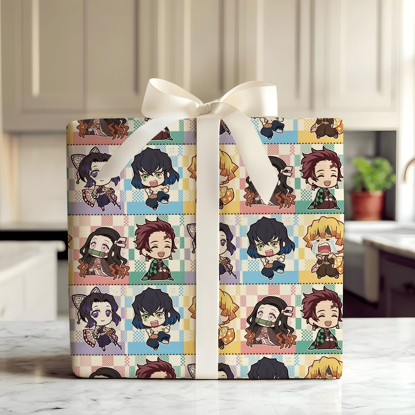Doujinshi Kimetsu No Yaiba Anime Gift Wrap