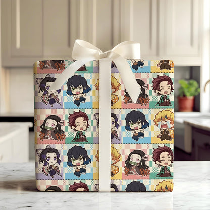 Doujinshi Kimetsu No Yaiba Anime Gift Wrap