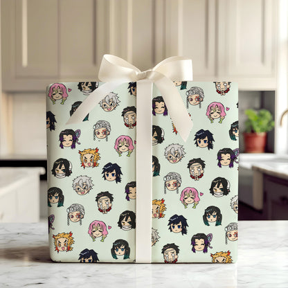 Doujinshi Kimetsu No Yaiba Anime Wrapping Paper Roll