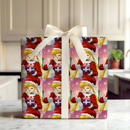 Sailor Moon Christmas Wrapping Paper