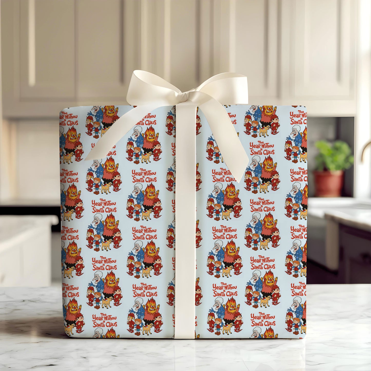 The Year Without a Santa Claus Gift Wrap
