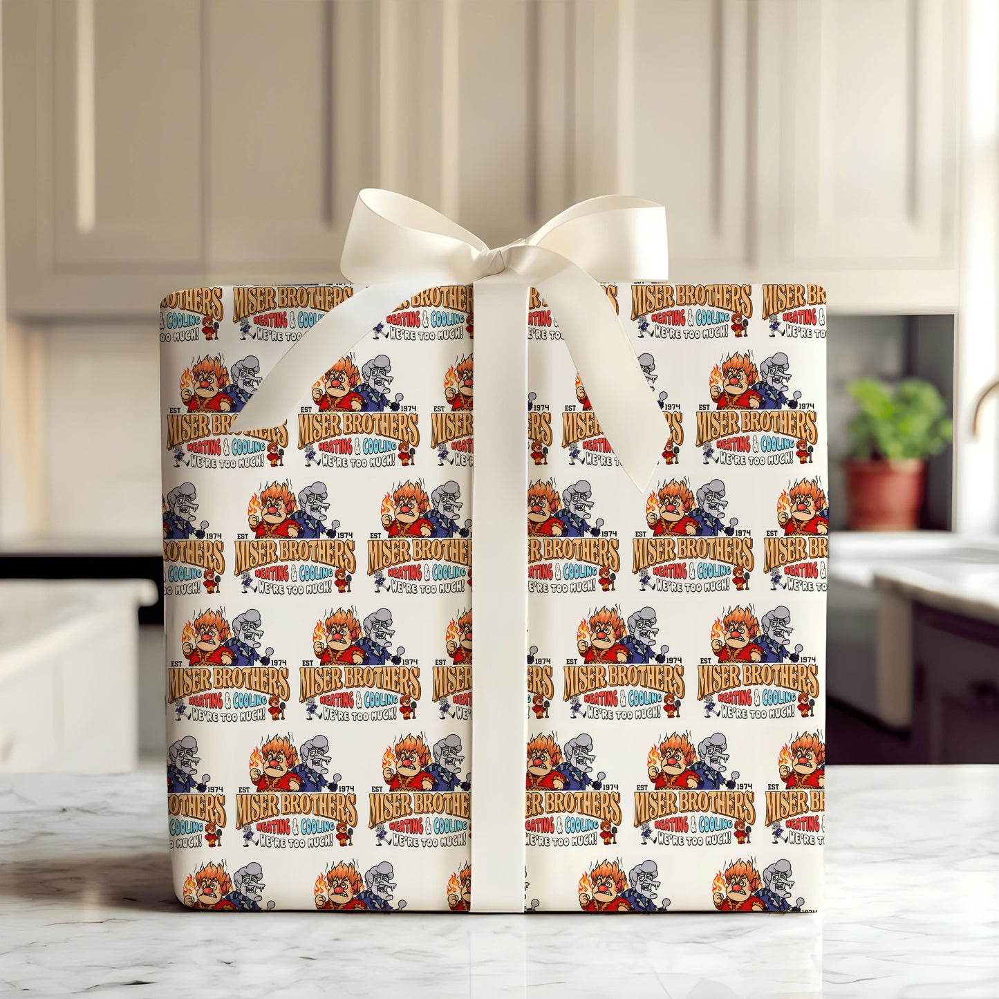The Year Without a Santa Claus Christmas Wrapping Paper Sheets