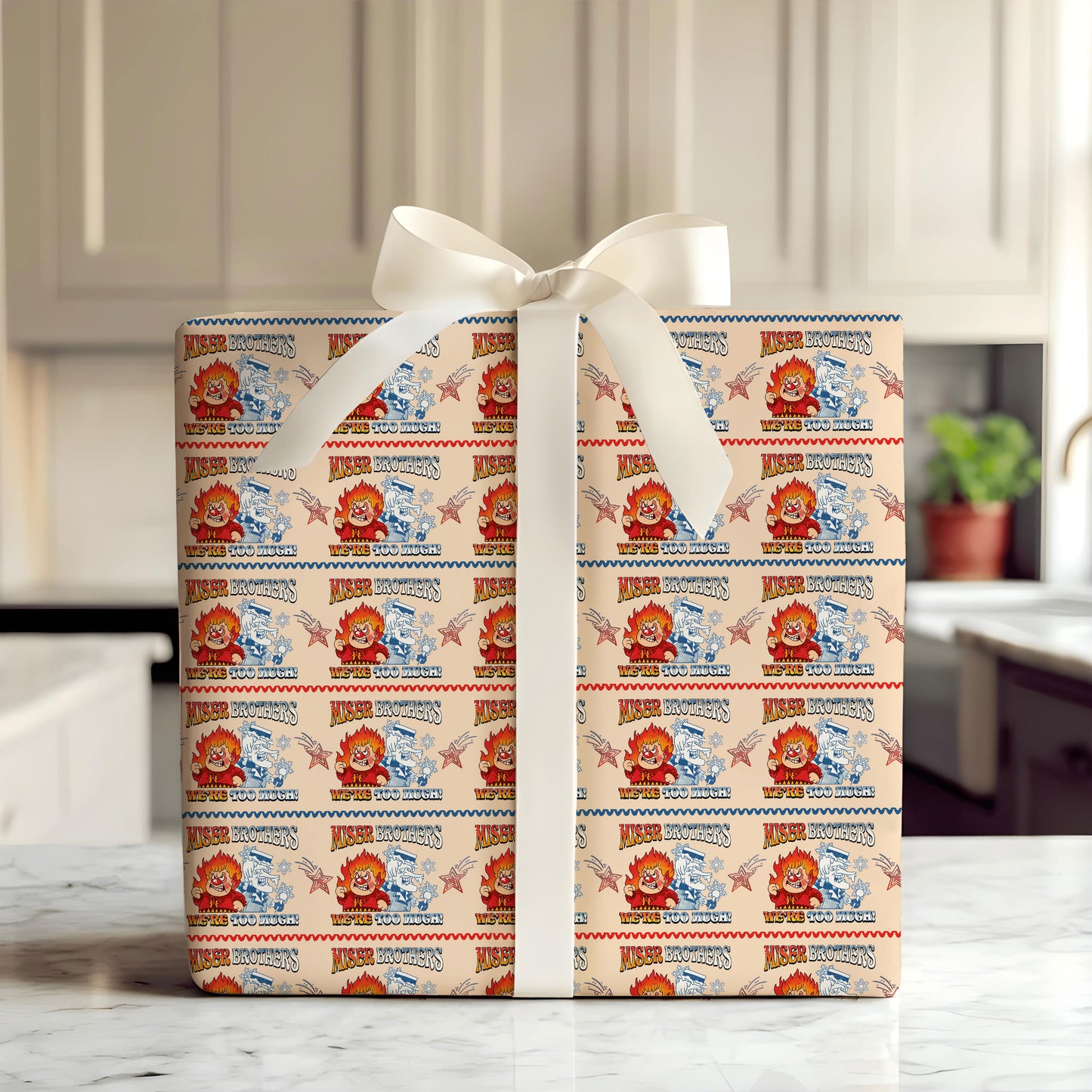A Miser Brothers' Christmas Gift Wrap