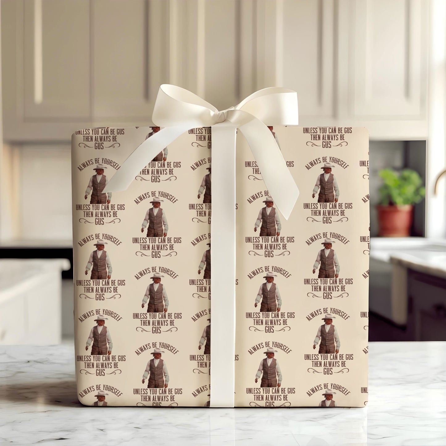 Lonesome Dove Xmas Wrapping Paper