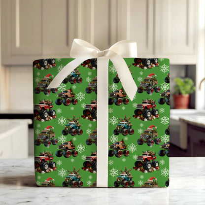 Monster Trucks Wrapping Paper