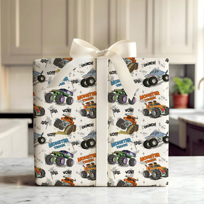 Monster Truck Wrap Gift