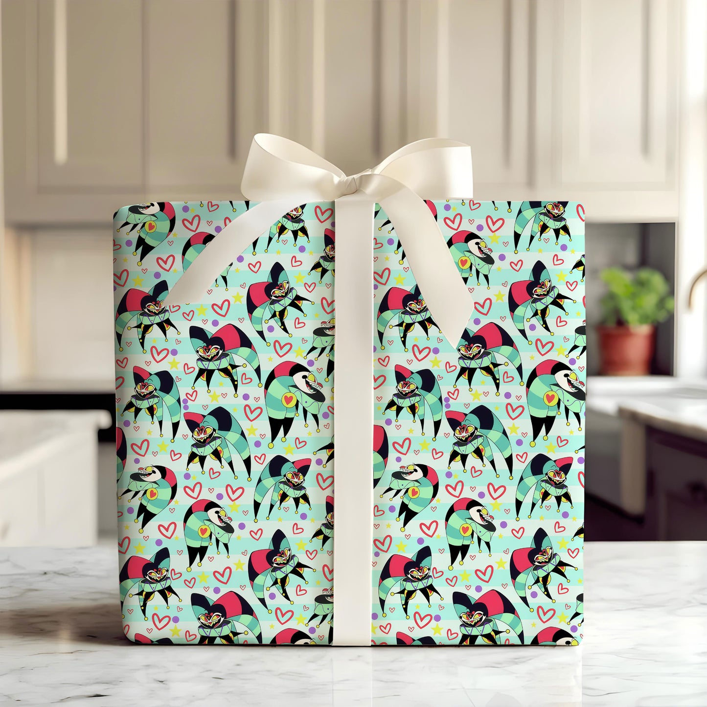 Fizzarolli Helluva Boss Wrapping Paper