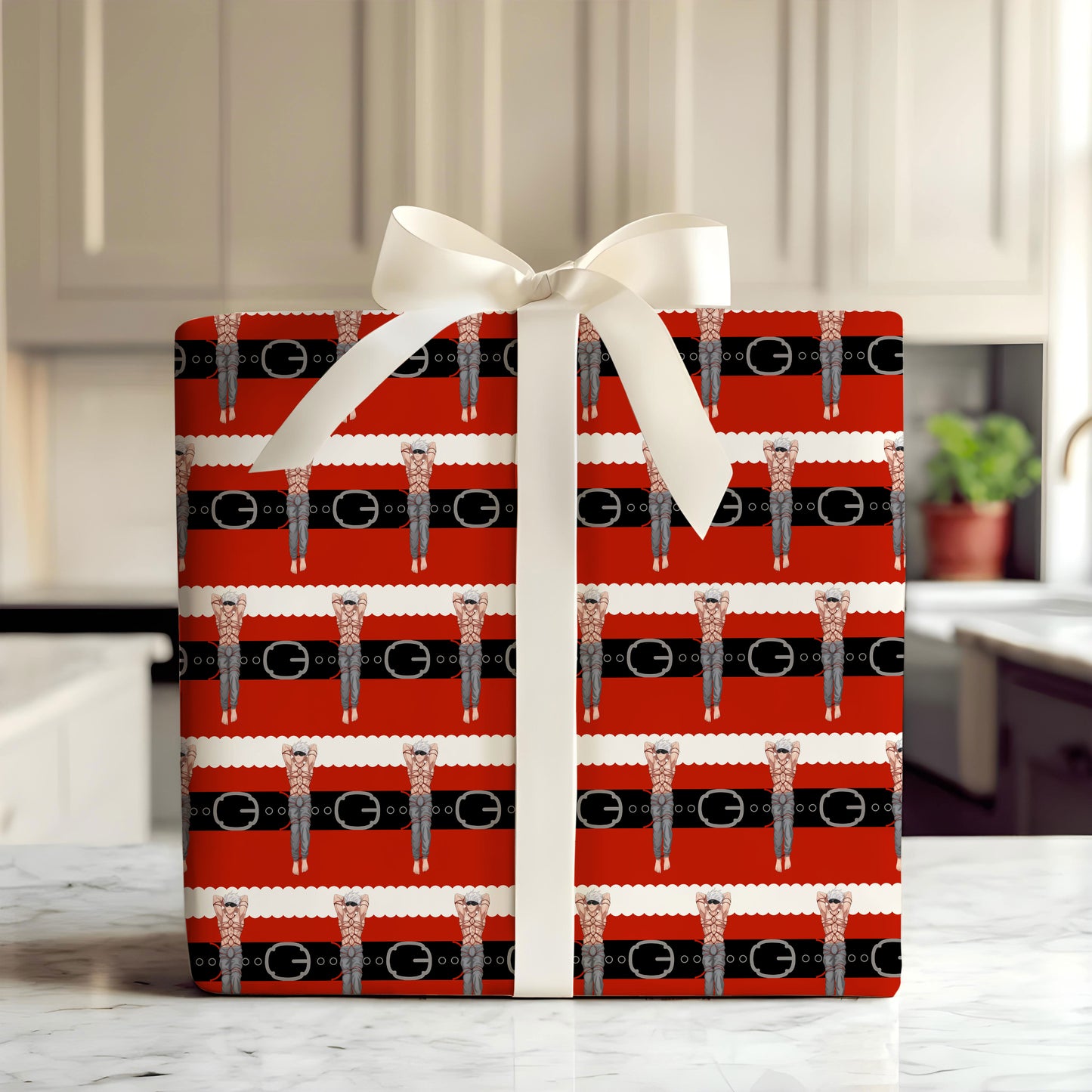 Satoru Gojo Anime Eco Friendly Gift Wrap