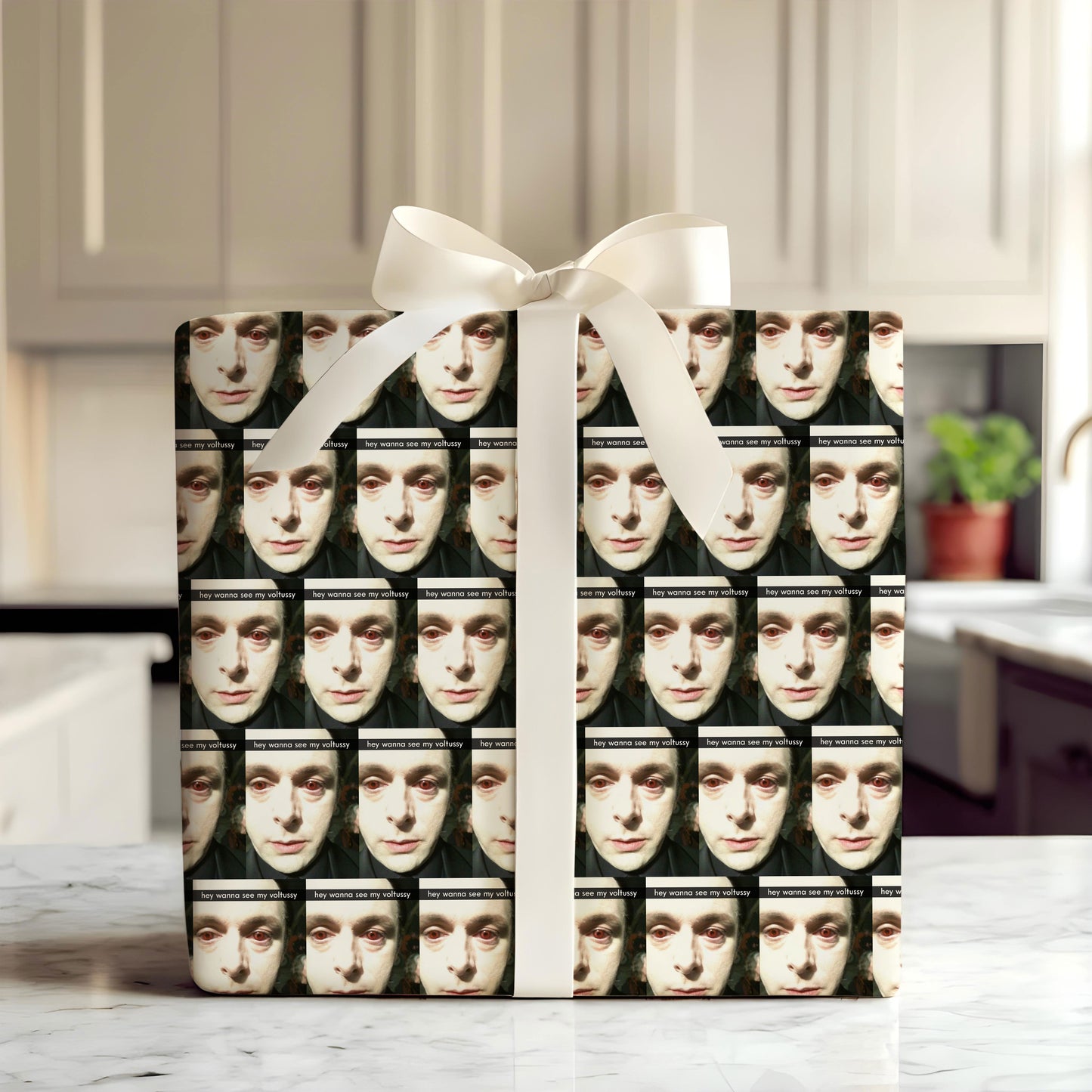 Hey Wanna See My Voltussy Edward Vampire Gift Wrap