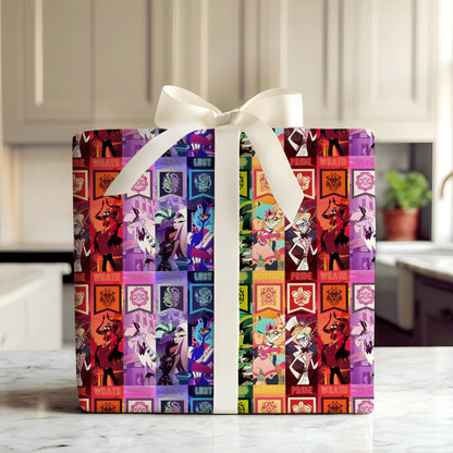 Hazbin Hotel Wrapping Paper Gifts Christmas