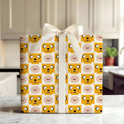 Adventure Time Xmas Wrapping Paper Roll