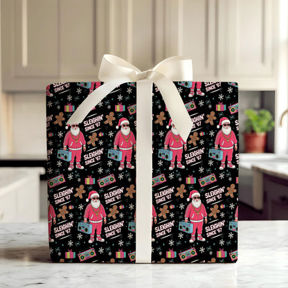 Santa Sleighin Since 67 Wrapping Paper