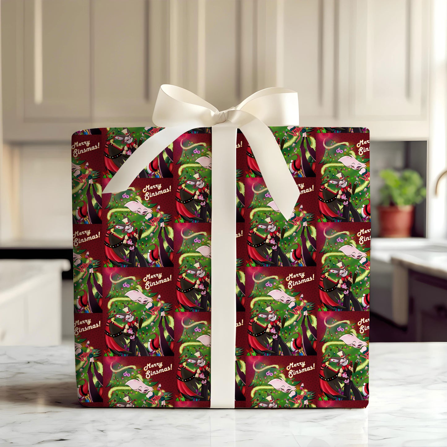 Hazbin Hotel Wrapping Paper Christmas Gifts