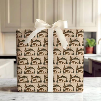 Nativity Wrapping Paper
