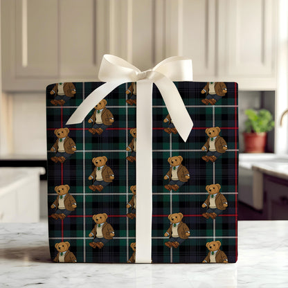 Bear Christmas Wrapping Paper