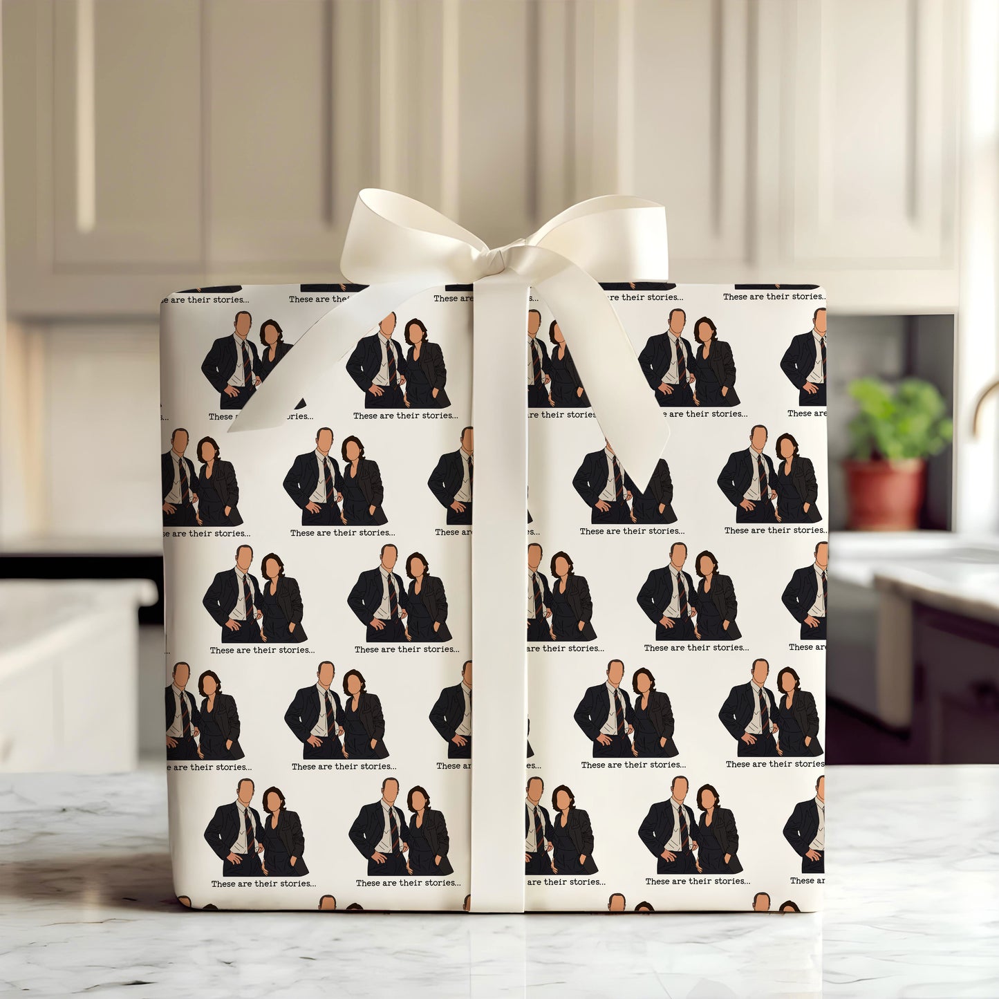 Law And Order Wrapping Paper, Pop Culture Gift for Fans