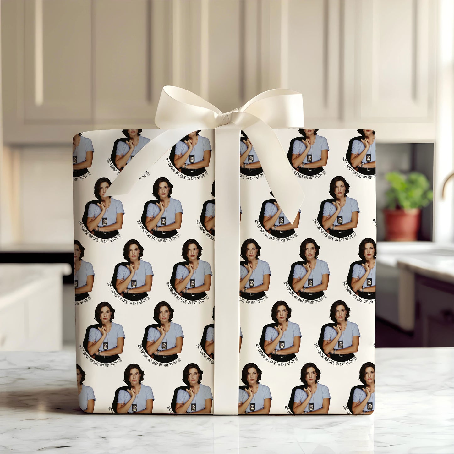 Law And Order Gift Wrap for Fans, Unique Holiday Wrapping