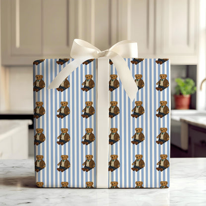 Bear Wrapping Paper Christmas Gifts