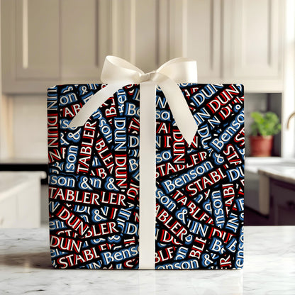 Dun Dun Dun Law And Order Wrapping Paper