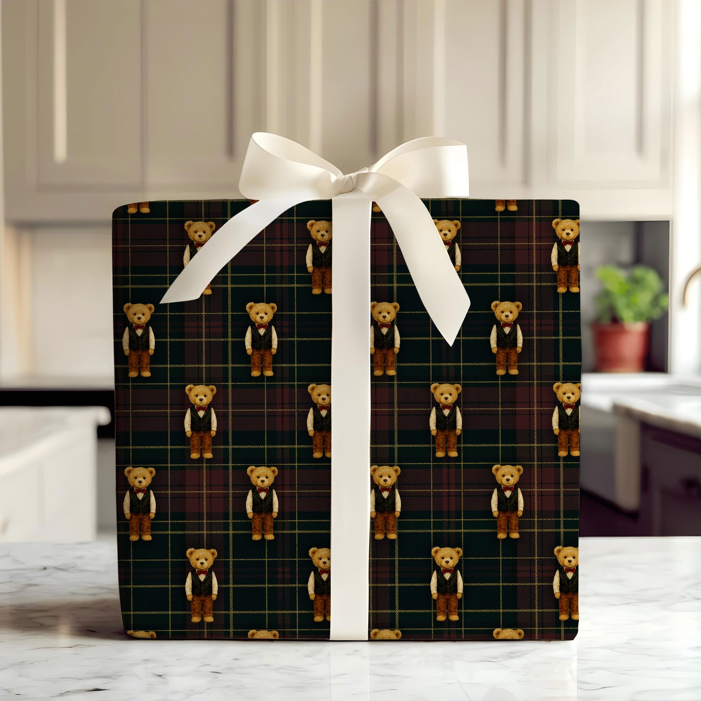 Bear Christmas Wrap Gift