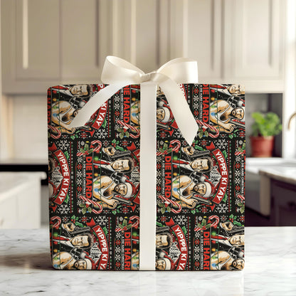 Yippee-ki-yay? ?Die Hard Christmas Wrapping Paper