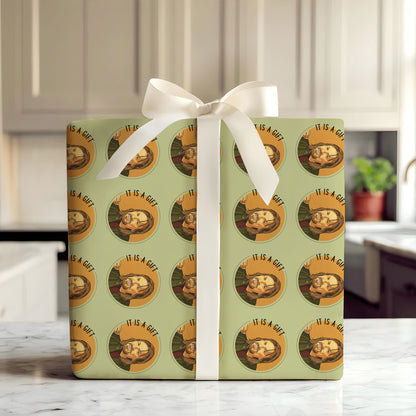 It's A Gift Wrap Gifts, Funny Meme Christmas Movies Character Wrapping, Xmas Gift Wrap