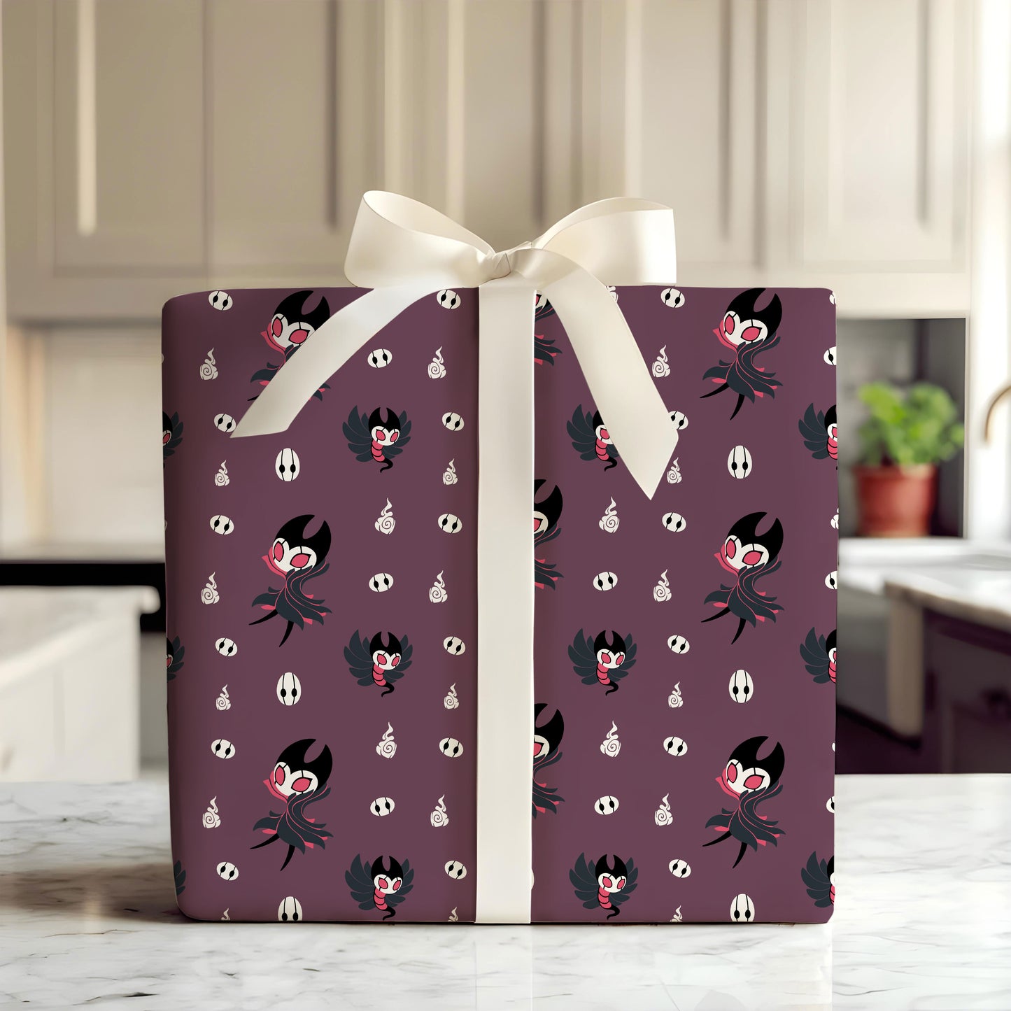 Hollow Knight Gamer Wrapping Paper Silksong Xmas Gift Wrap