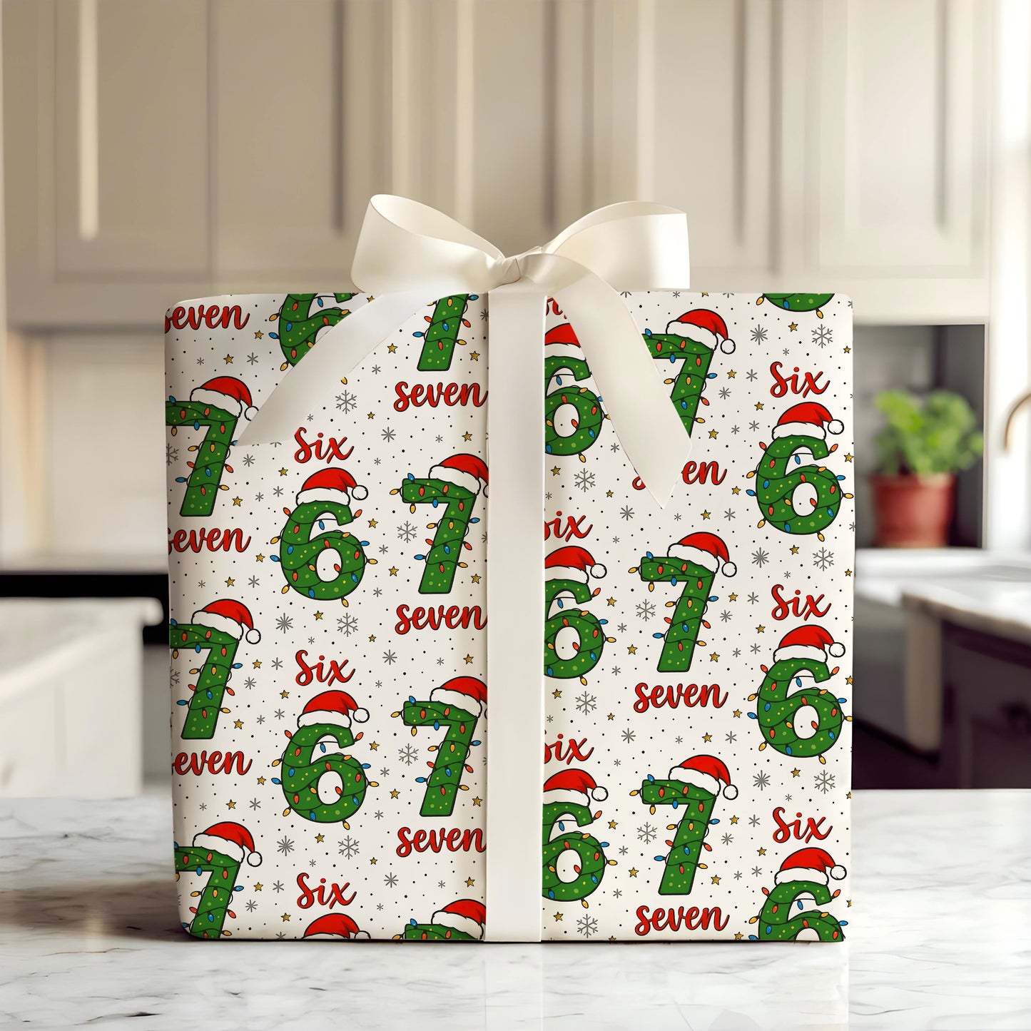 67 Santa Hat Christmas Gift Wrap