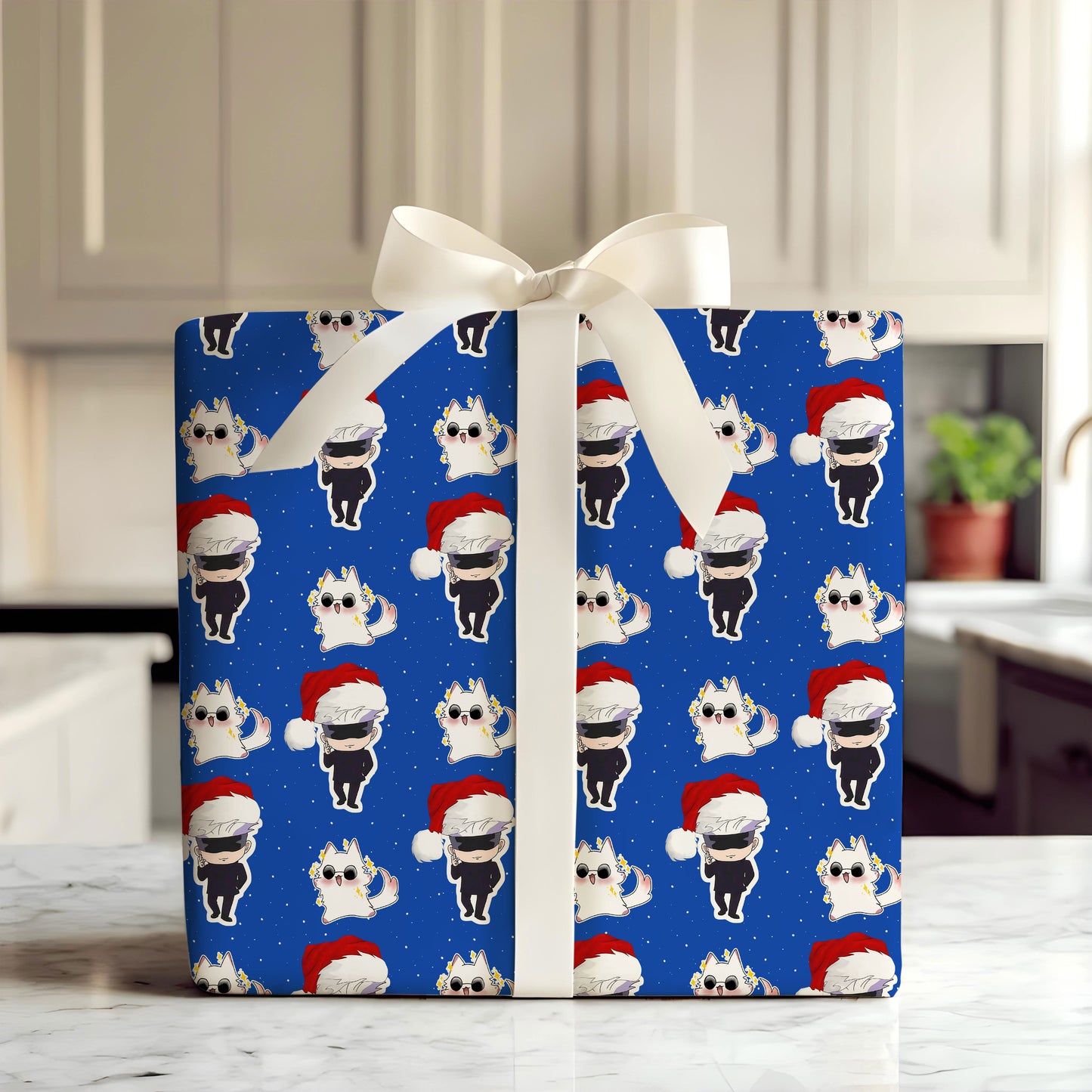 Jujutsu Kaisen Santa Wrapping Paper