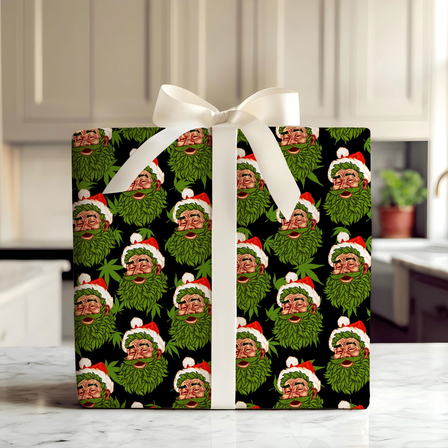 Cute Santa Wrapping Paper