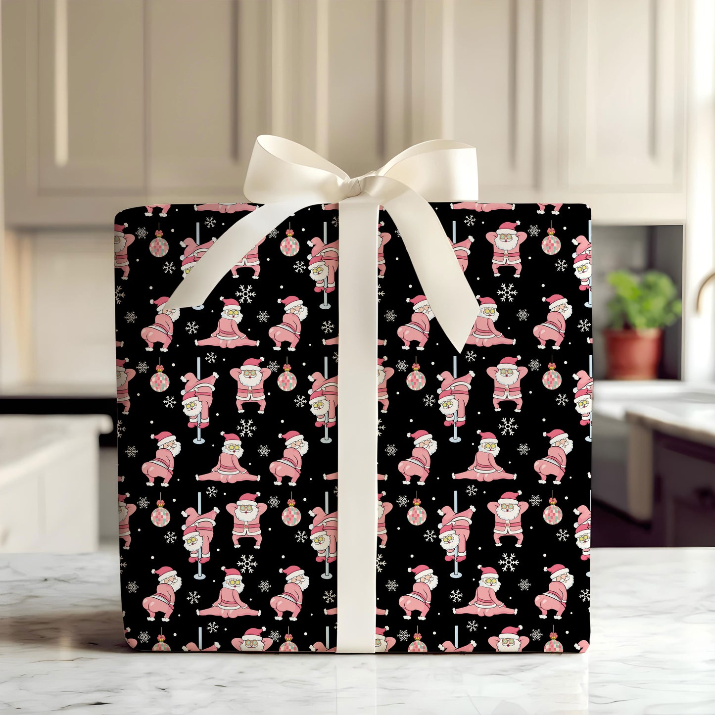 Santa Wrapping Paper - Premium Gift Wrap