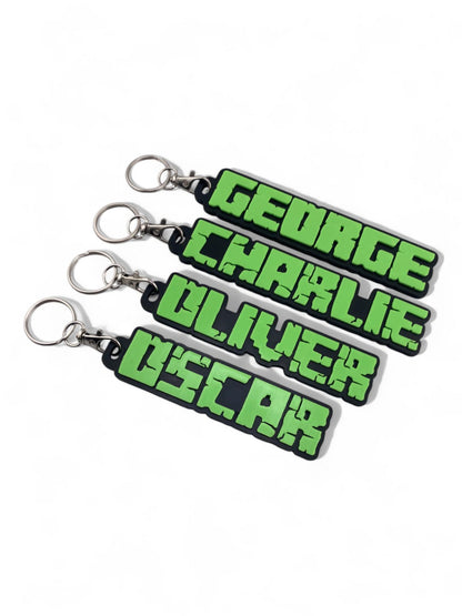 Custom Keychain, Backpack Tag