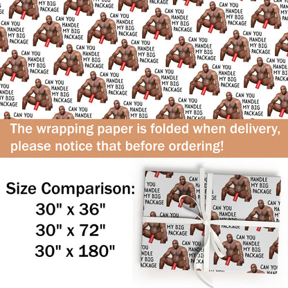 Can You Handle My Big Package Wapping Paper