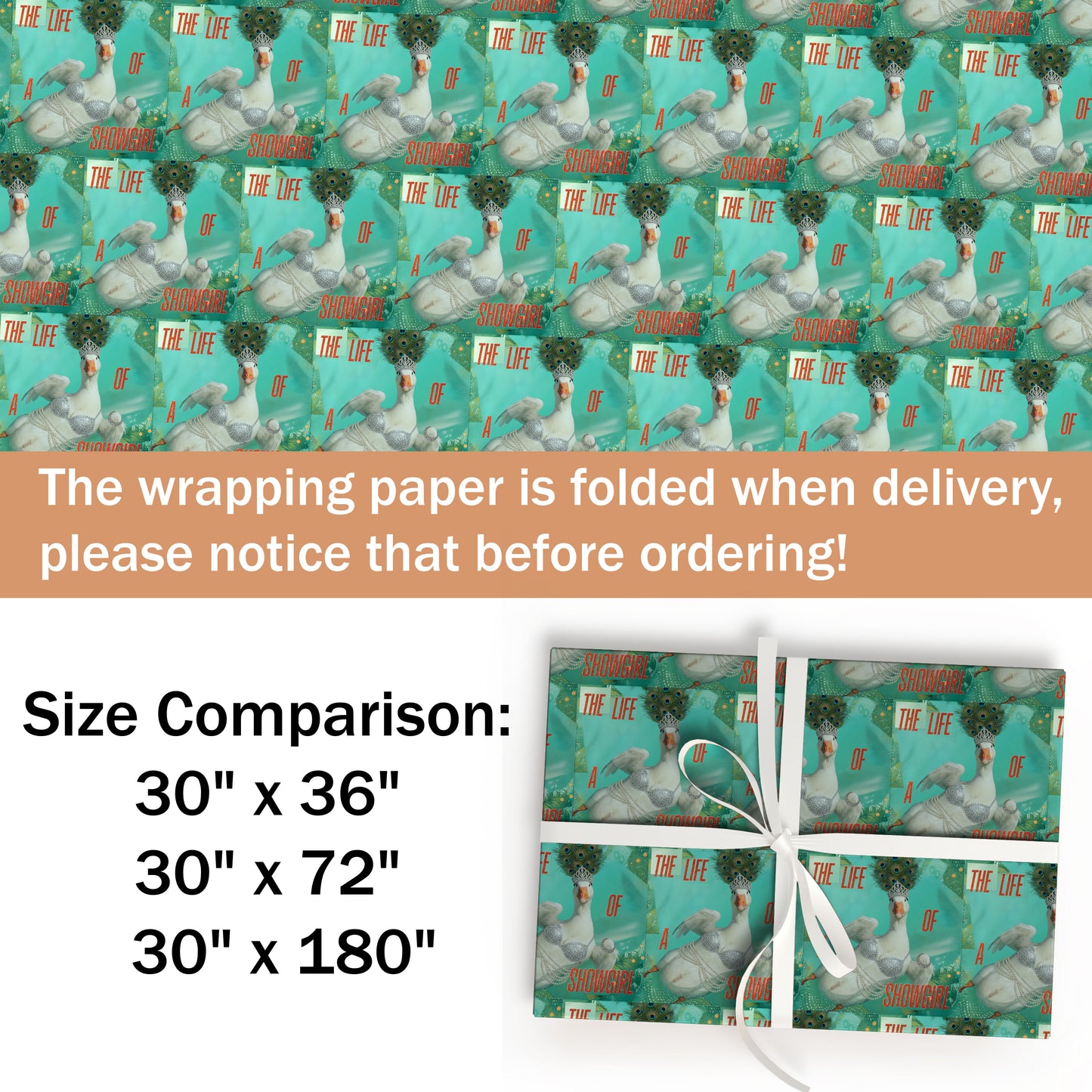 Goose Swiftie Era Holiday Gift Wrap