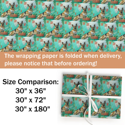 German Shepherd Showgirl Inspired Gift Wrap