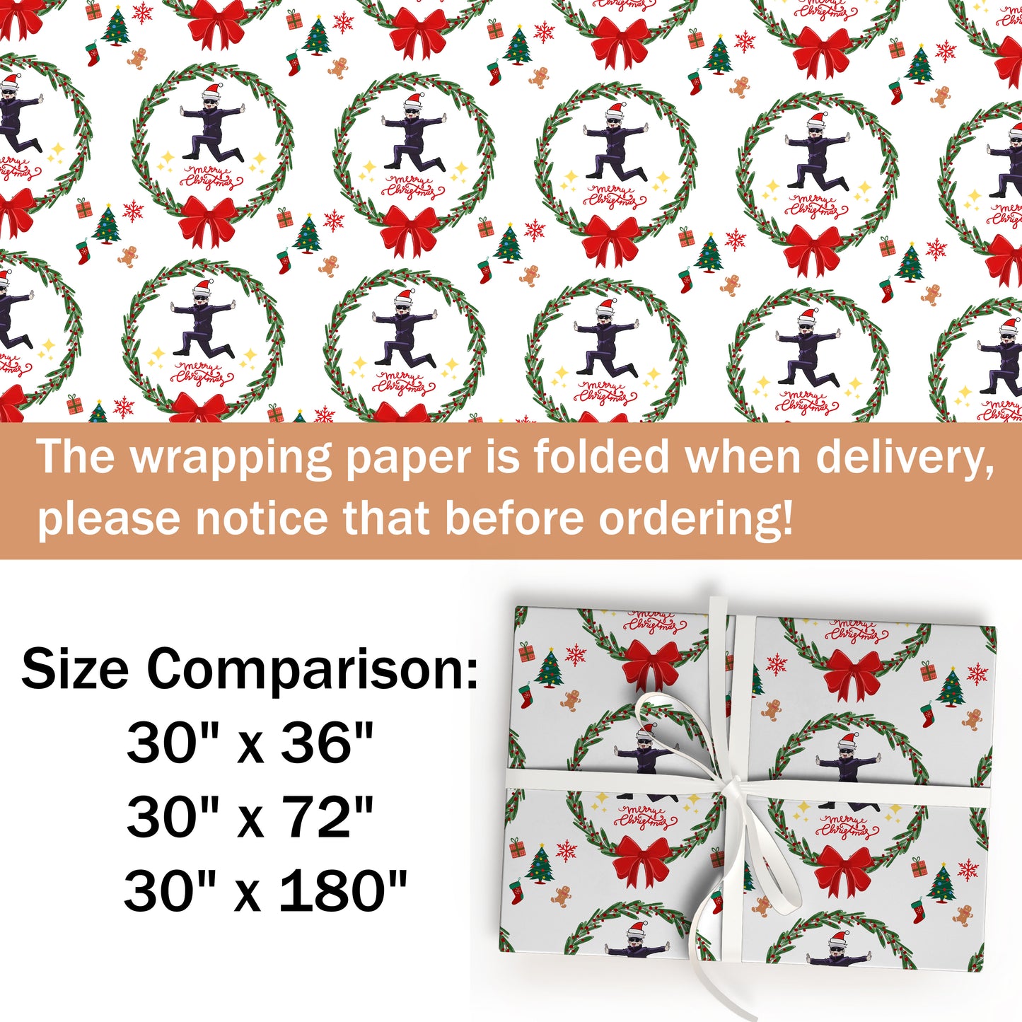 Jujutsu Kaisen for Xmas Holiday Gift Wrap