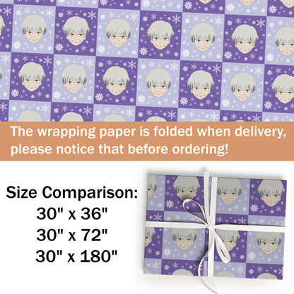 Jujutsu Kaisen Gift Wrap with Holiday Trees