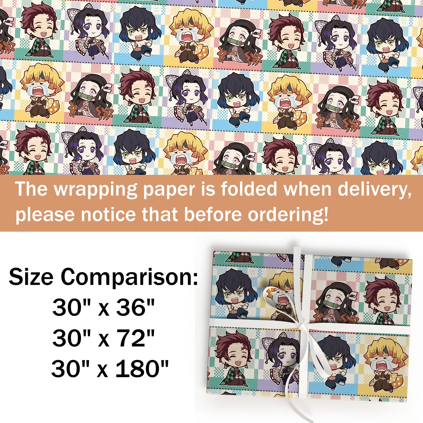 Doujinshi Kimetsu No Yaiba Anime Gift Wrap