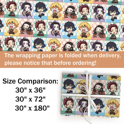 Doujinshi Kimetsu No Yaiba Anime Gift Wrap