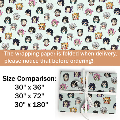 Doujinshi Kimetsu No Yaiba Anime Wrapping Paper Roll