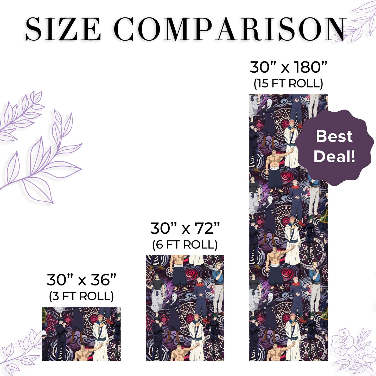 Christmas Jujutsu Kaisen Gift Wrap