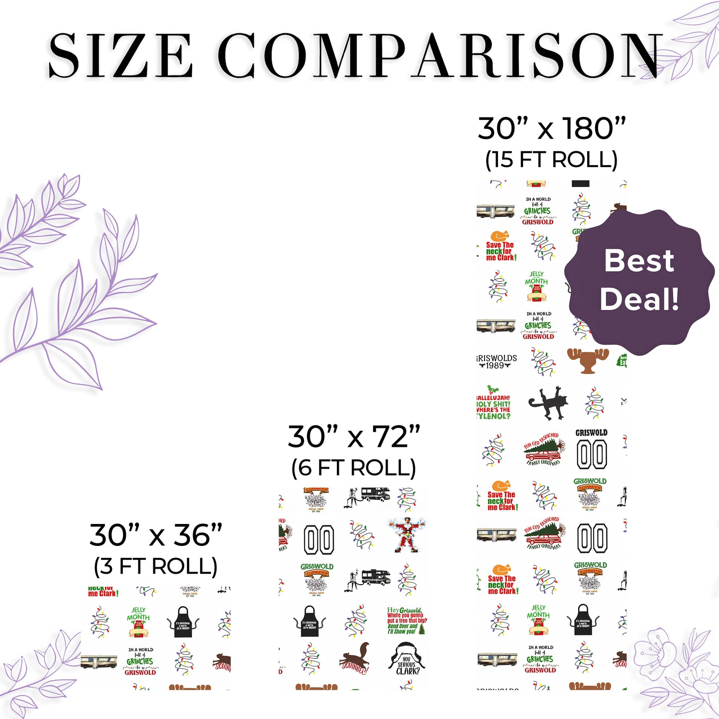 National Lampoon's Christmas Vacation Christmas Wrapping Paper Roll