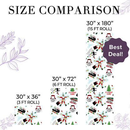 Hilarious Christmas Vacation Griswold Movie Wrapping Paper