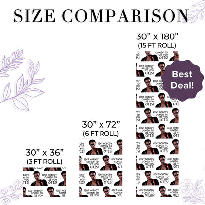 The Temptations Christmas Wrapping Paper Roll