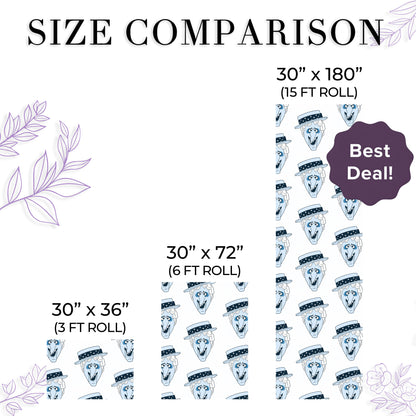 Snow Miser The Year Without a Santa Claus Wrapping Paper