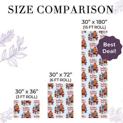 The Year Without a Santa Claus Gift Wrap