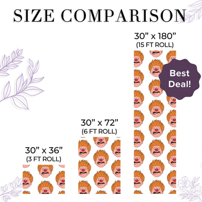 The Year Without a Santa Claus  Miser Brothers Wrapping Paper