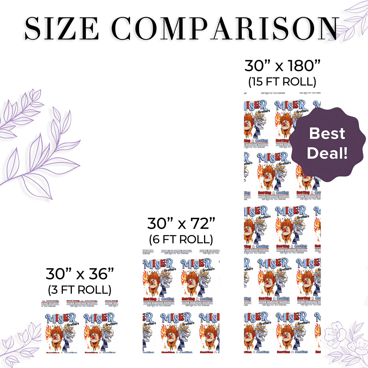 The Year Without a Santa Claus Xmas Holiday Gift Wrap