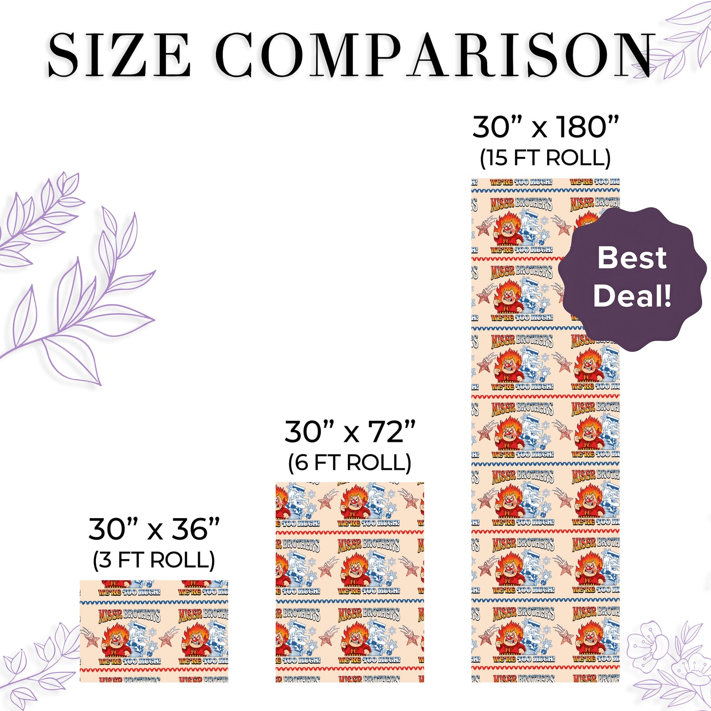 A Miser Brothers' Christmas Gift Wrap